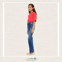 Kan Can: Melody High Rise Bootcut Denim Girls Pants, CoCo & KaBri Children's Boutique