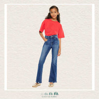 Kan Can: Melody High Rise Bootcut Denim Girls Pants, CoCo & KaBri Children's Boutique