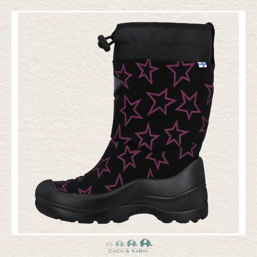 Kuoma: Lumilukko Musta Winter Boot - Star, CoCo & KaBri Children's Boutique