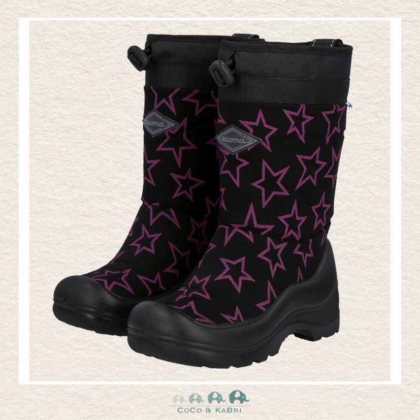 Kuoma: Lumilukko Musta Winter Boot - Star, CoCo & KaBri Children's Boutique