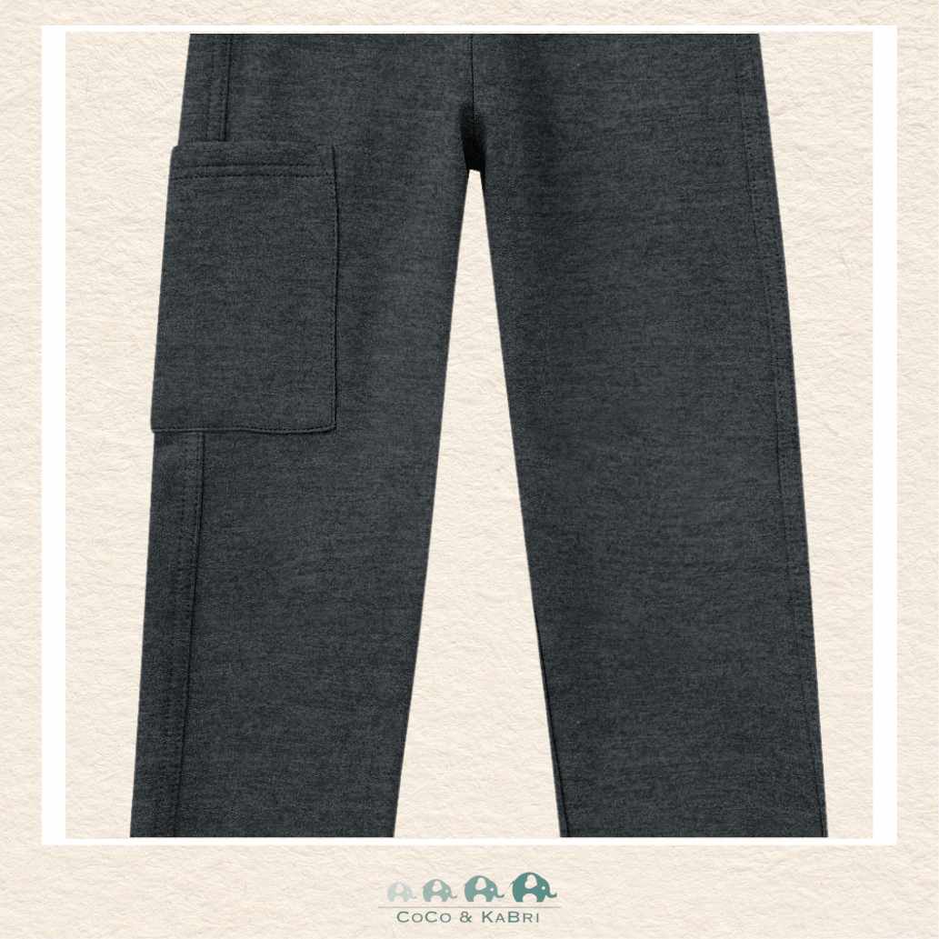 Kyly Boys Grey Pants With Cargo Pocket, CoCo & KaBri Children's Boutique