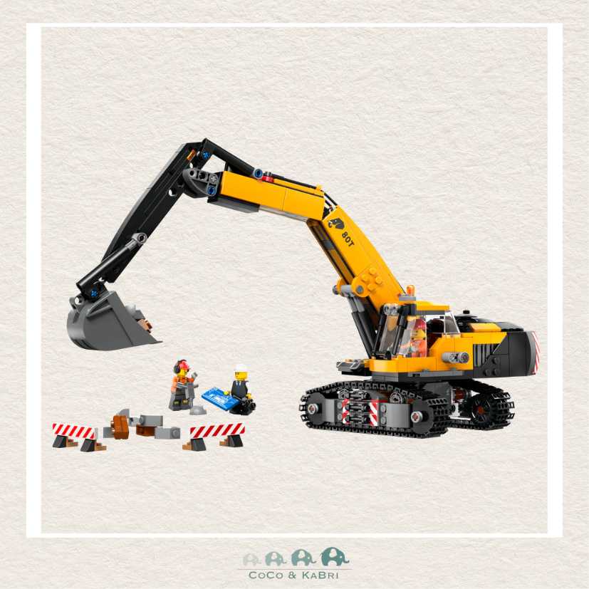 LEGO® Yellow Construction Excavator, CoCo & KaBri Children's Boutique