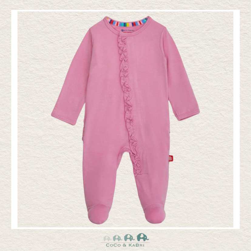 Magnetic Me Mauve Ruffle Modal Footie, CoCo & KaBri Children's Boutique