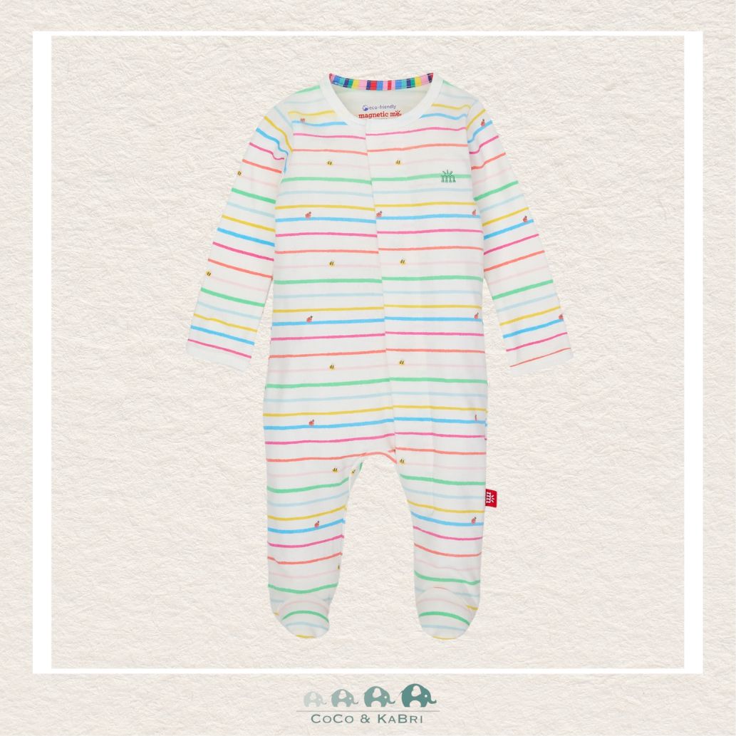 Magnetic Me: Rainbow Road Organic Cotton Footie, CoCo & KaBri Children's Boutique