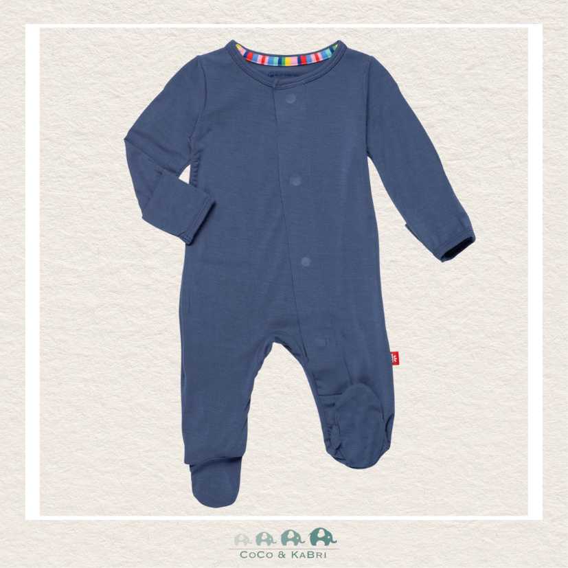 Magnetic Me: Symphony Blue Modal Footie, CoCo & KaBri Children's Boutique