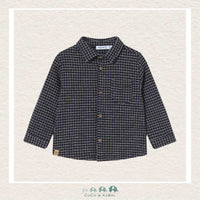 Mayoral Baby Boy Jacquard Navy Overshirt, CoCo & KaBri Children's Boutique