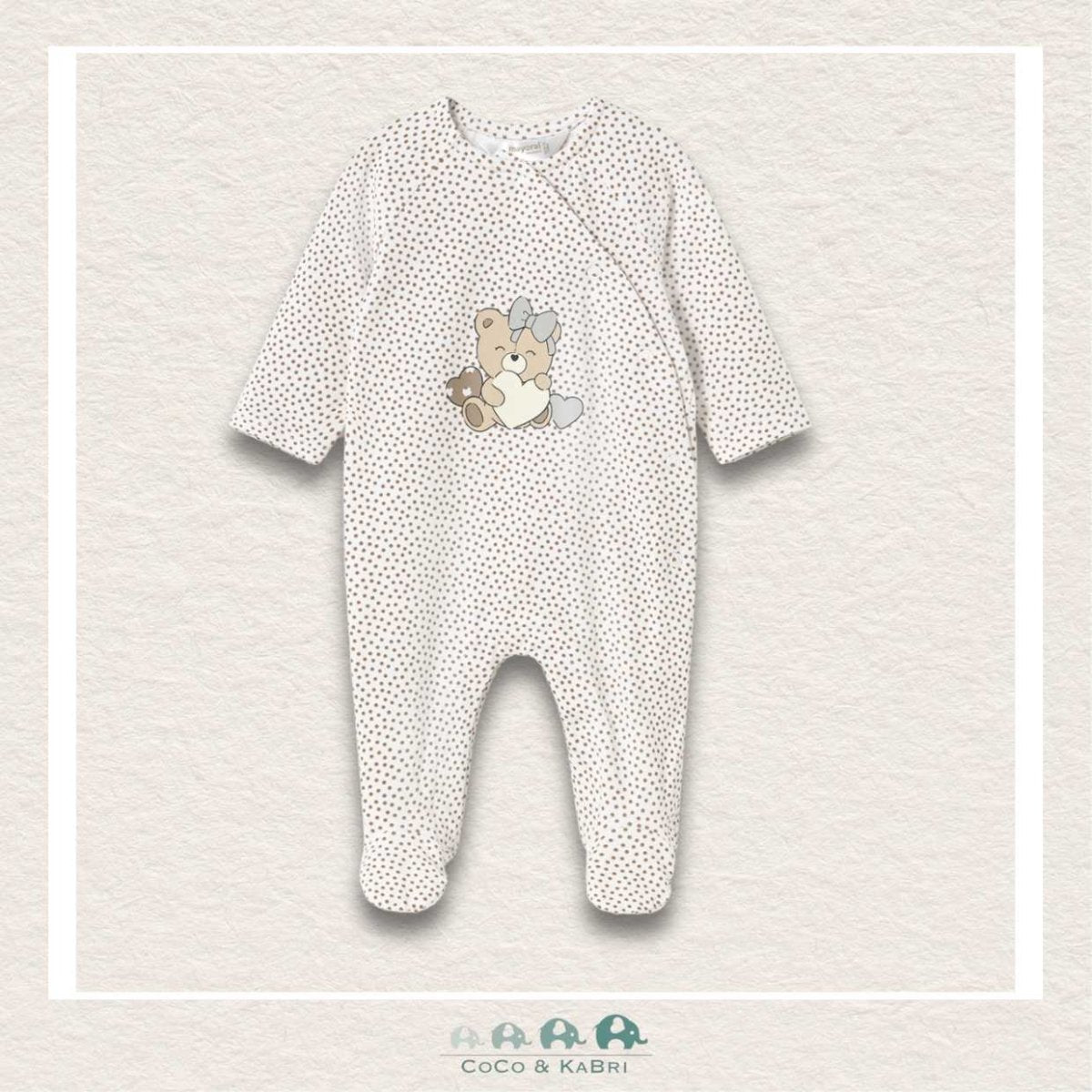 Mayoral Baby Girl Footie With Teddy Bear, CoCo & KaBri Children's Boutique