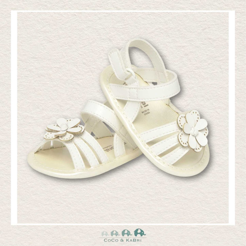 Mayoral Baby Girl White Sandals (A5), CoCo & KaBri Children's Boutique