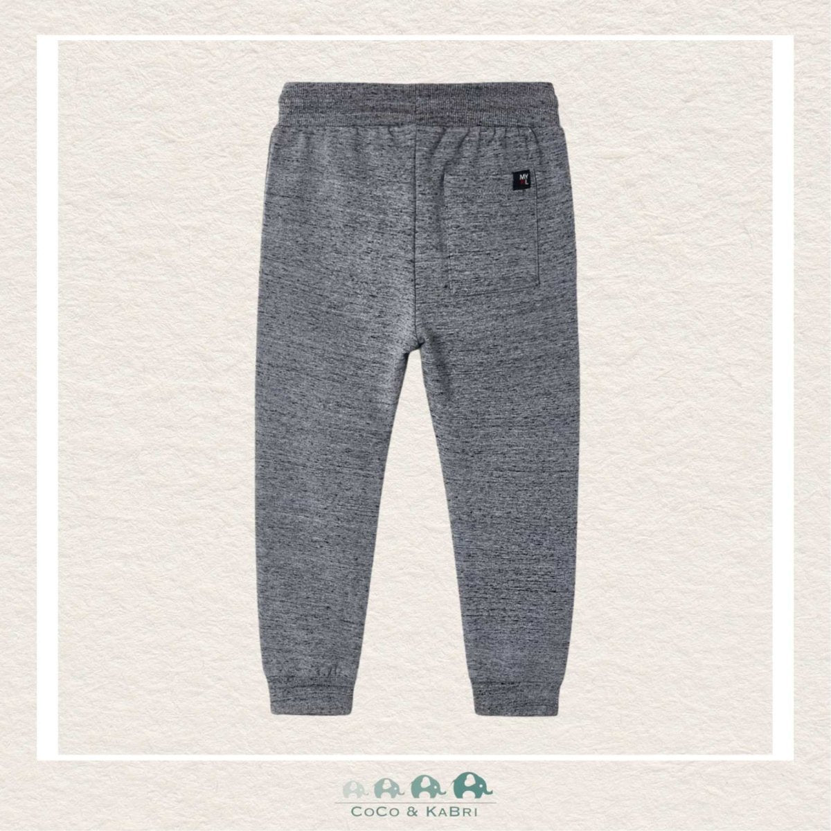 Mayoral Basic Cuffed Fleece Trousers - Anchor Gray, CoCo & KaBri Children's Boutique