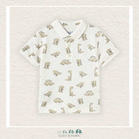 Mayoral Boys: Short Sleeve Dinosaur Polo Shirt, CoCo & KaBri Children's Boutique