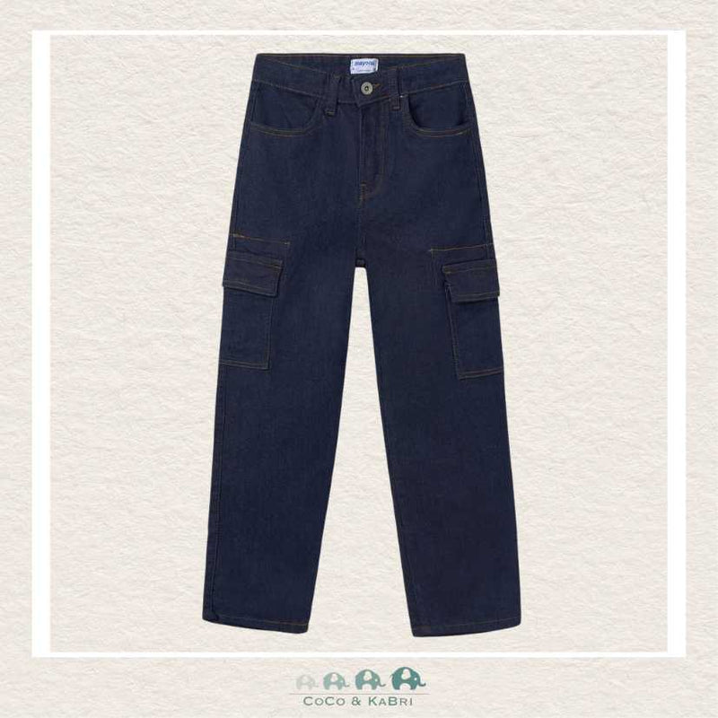 Mayoral Girls Cargo Denim Pants, CoCo & KaBri Children's Boutique