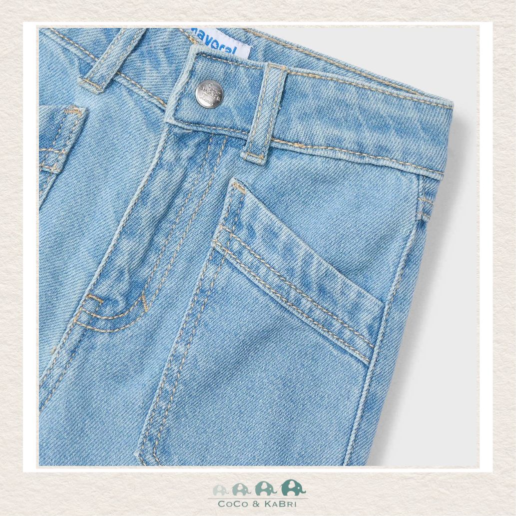 Mayoral Girls' Denim Pants "Mom" Jeans, CoCo & KaBri Children's Boutique