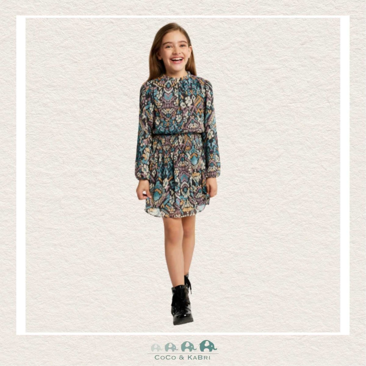 Mayoral Girls Printed Dress, CoCo & KaBri Children's Boutique