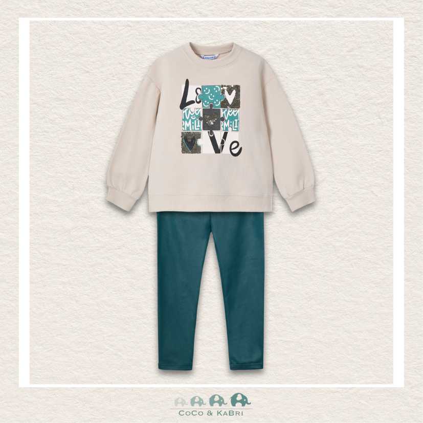 Mayoral Girls Sweater & Leggings Set, CoCo & KaBri Children's Boutique