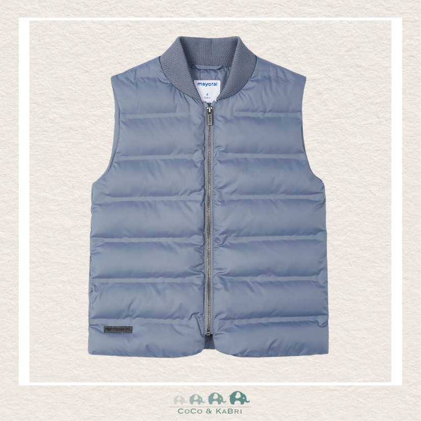 Mayoral Light Vest - Cloud Gray, CoCo & KaBri Children's Boutique