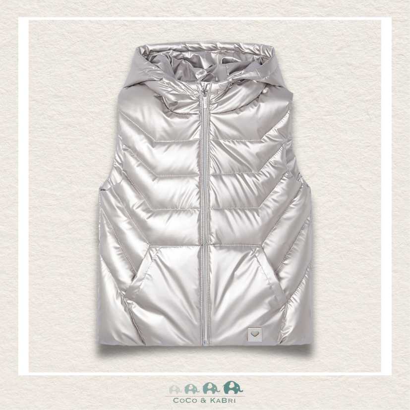 Mayoral Padded Vest - White Gold, CoCo & KaBri Children's Boutique