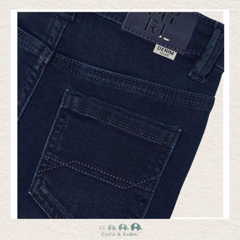 Mayoral Soft Denim Pants Blue Black, CoCo & KaBri Children's Boutique