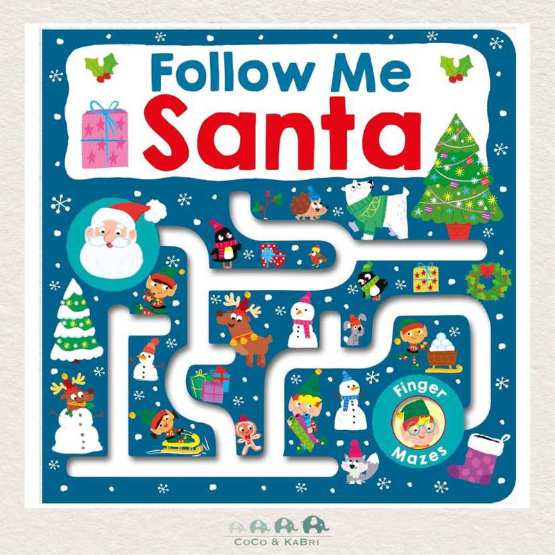 Maze Book: Follow Me Santa, CoCo & KaBri Children's Boutique