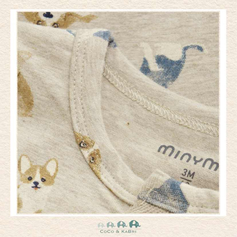 Minymo Baby Boy Diaper Shirt - Dogs, CoCo & KaBri Children's Boutique