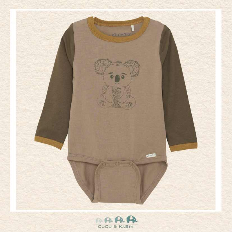 Minymo Baby Boy Koala Diaper Shirt, CoCo & KaBri Children's Boutique