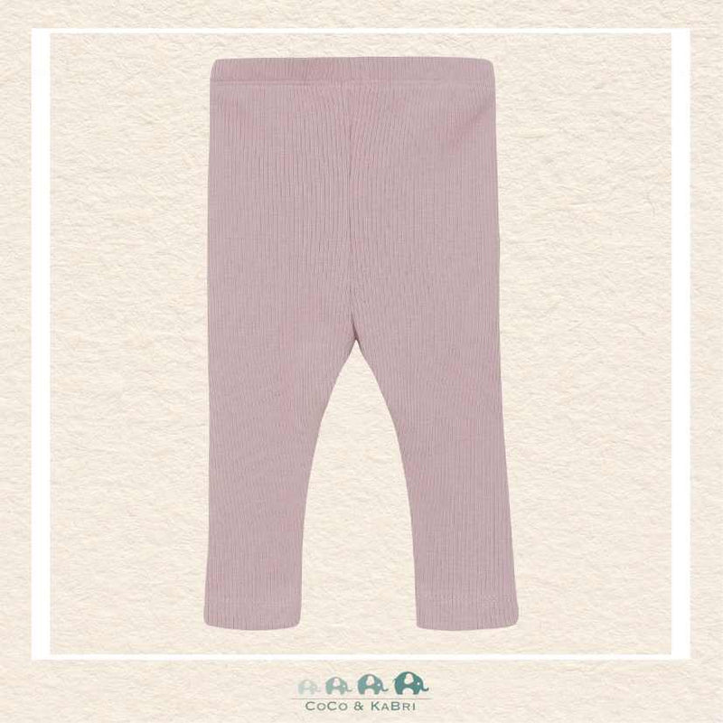 Minymo Baby Girl Ribbed Pink Leggings, CoCo & KaBri Children's Boutique