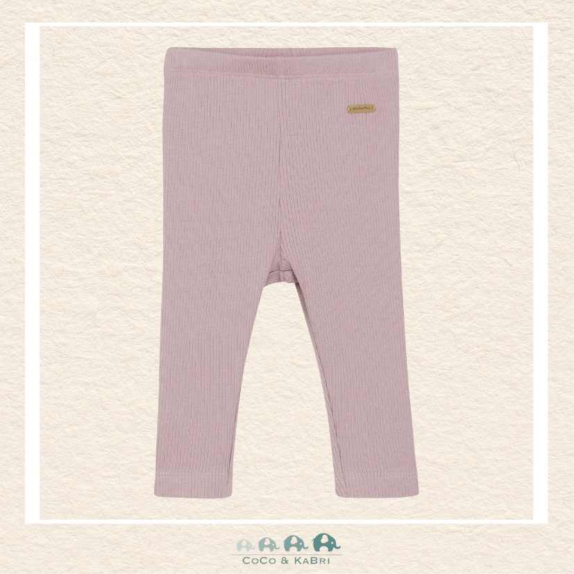 Minymo Baby Girl Ribbed Pink Leggings, CoCo & KaBri Children's Boutique