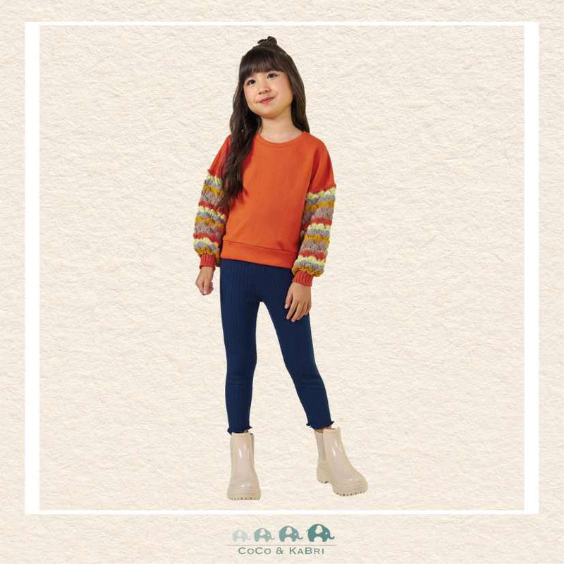 Nanai: Orange Sweater, CoCo & KaBri Children's Boutique