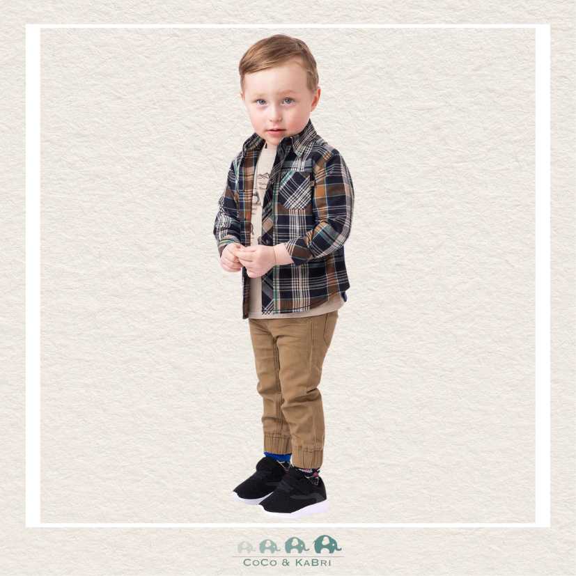 Nano: Baby Boy Plaid Shirt, CoCo & KaBri Children's Boutique