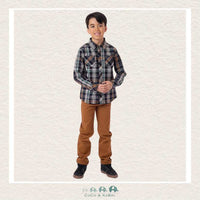 Nano: Boys Plaid Shirt, CoCo & KaBri Children's Boutique