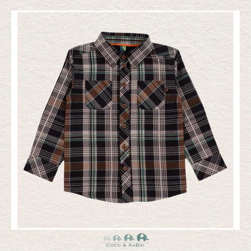 Nano: Boys Plaid Shirt, CoCo & KaBri Children's Boutique