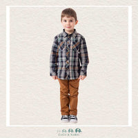 Nano: Boys Plaid Shirt, CoCo & KaBri Children's Boutique