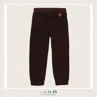 Nano Brown Jogger Pants, CoCo & KaBri Children's Boutique