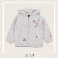 Nano: Zip Hoodie Ivory Mix, CoCo & KaBri Children's Boutique