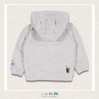 Nano: Zip Hoodie Ivory Mix, CoCo & KaBri Children's Boutique