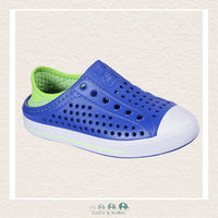 Skechers Boys' Foamies: Guzman Steps - Aqua Surge - Blue/Lime (P3 - 36), CoCo & KaBri Children's Boutique