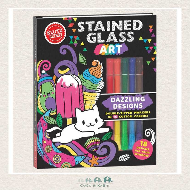 Stained Glass Art: Dazzling Designs (Klutz Activity Book), CoCo & KaBri Children's Boutique