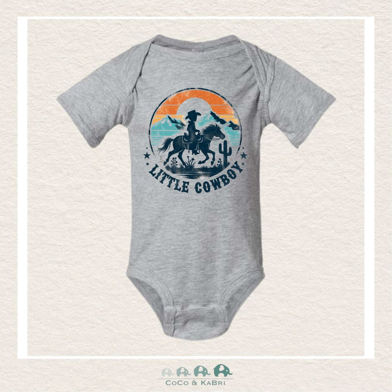 "The Alex" Gray Diaper Shirt - Little Cowboy, CoCo & KaBri Children's Boutique