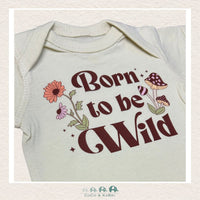 "The Alex" Natural Color Jersey Diaper Shirt - Born To Be Wild, CoCo & KaBri Children's Boutique