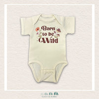 "The Alex" Natural Color Jersey Diaper Shirt - Born To Be Wild, CoCo & KaBri Children's Boutique