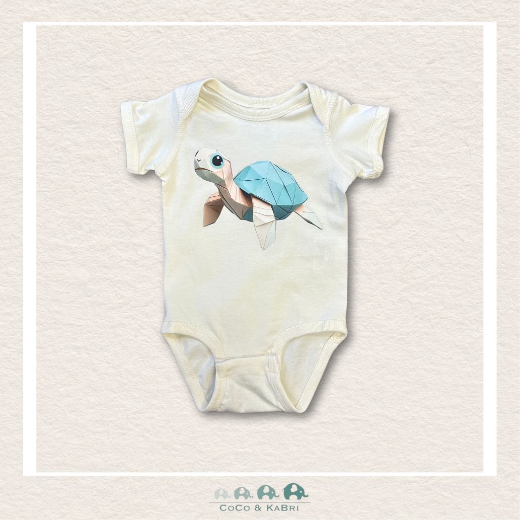 "The Alex" Origami Turtle Diaper Shirt, CoCo & KaBri Children's Boutique