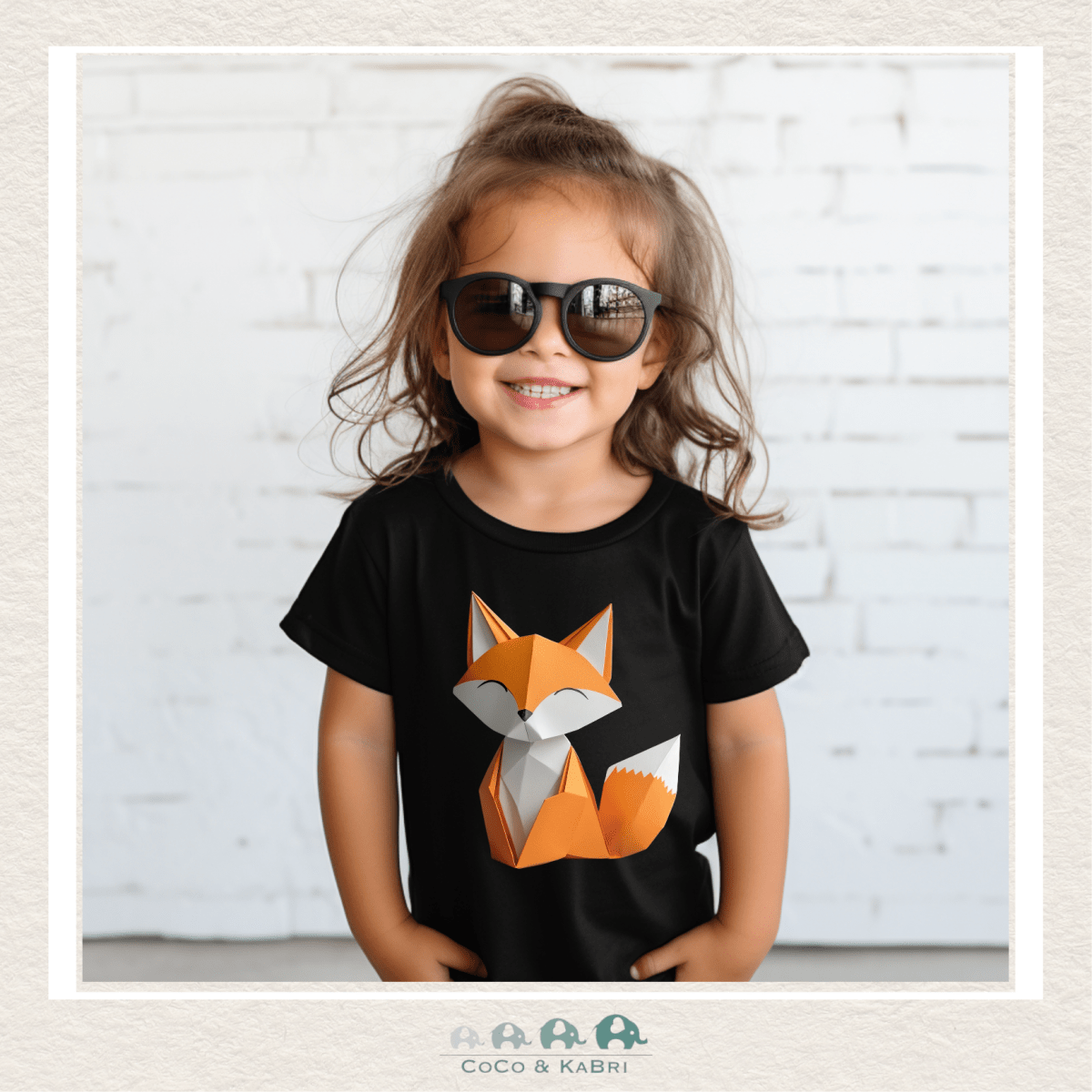 "The Jordan" Toddler Black Tee - Fox, CoCo & KaBri Children's Boutique