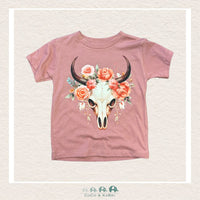 "The Jordan" - Toddler Mauve Tee - Skull, CoCo & KaBri Children's Boutique