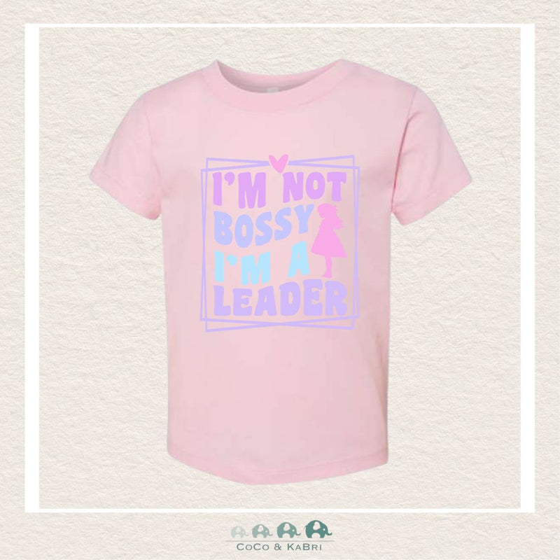 "The Jordan" Toddler Pink Tee - I'm Not Bossy, CoCo & KaBri Children's Boutique