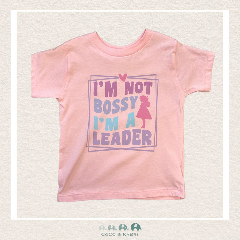 "The Jordan" Toddler Pink Tee - I'm Not Bossy, CoCo & KaBri Children's Boutique