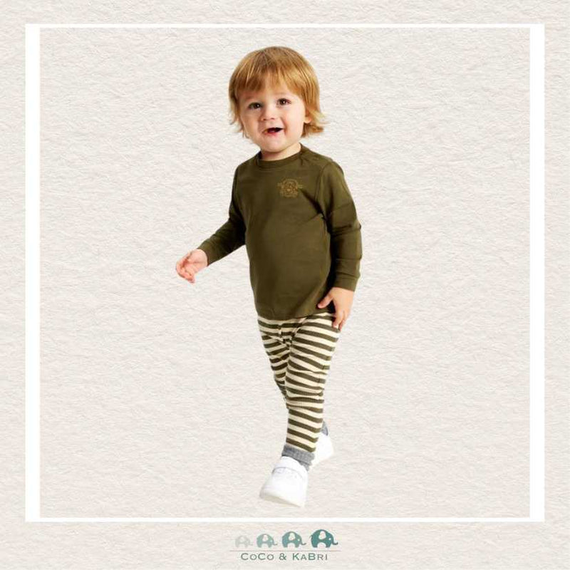 The New Siblings: Baby Girl Ivy Green Leggings, CoCo & KaBri Children's Boutique