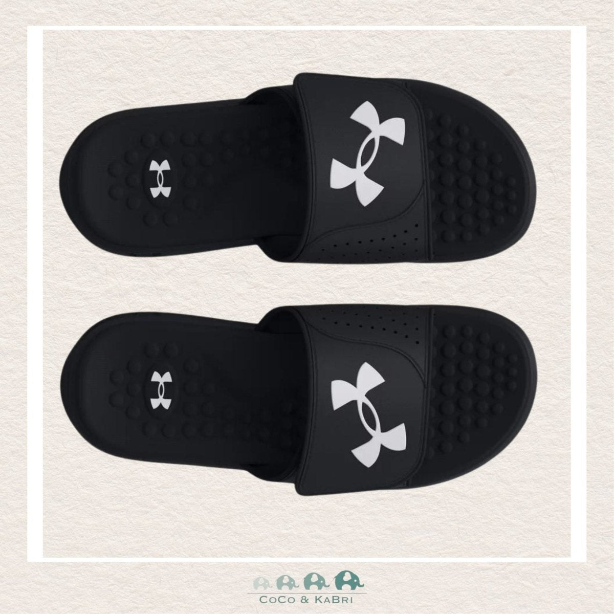 Under Armour Boys' Ignite Pro Slides Black, CoCo & KaBri Children's Boutique