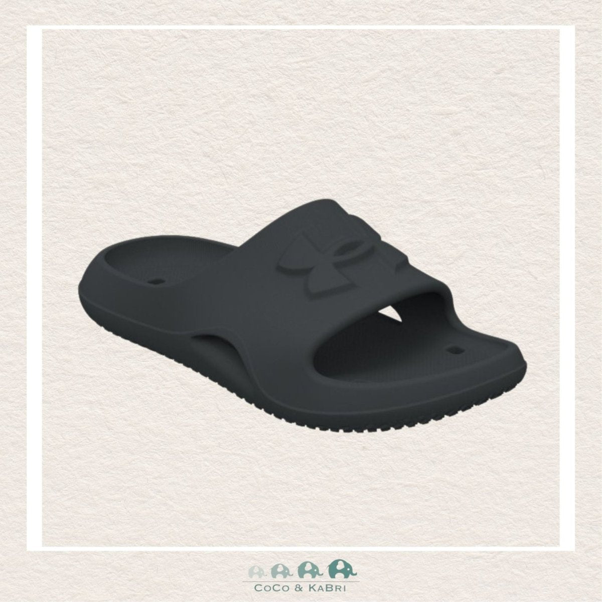 Under Armour Boys Locker Slides Black, CoCo & KaBri Children's Boutique