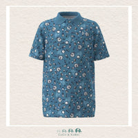 Under Armour Boy's Matchplay Printed Polo - Ether Blue, CoCo & KaBri Children's Boutique