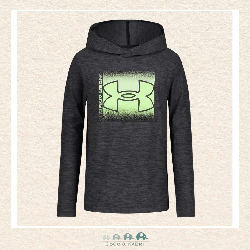 Under Armour: Boys' Youth Jersey Hoodie - Grey/Yellow, CoCo & KaBri Children's Boutique