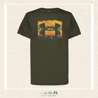 Under Armour: Boys Youth Tshirt - Baroque Green, CoCo & KaBri Children's Boutique